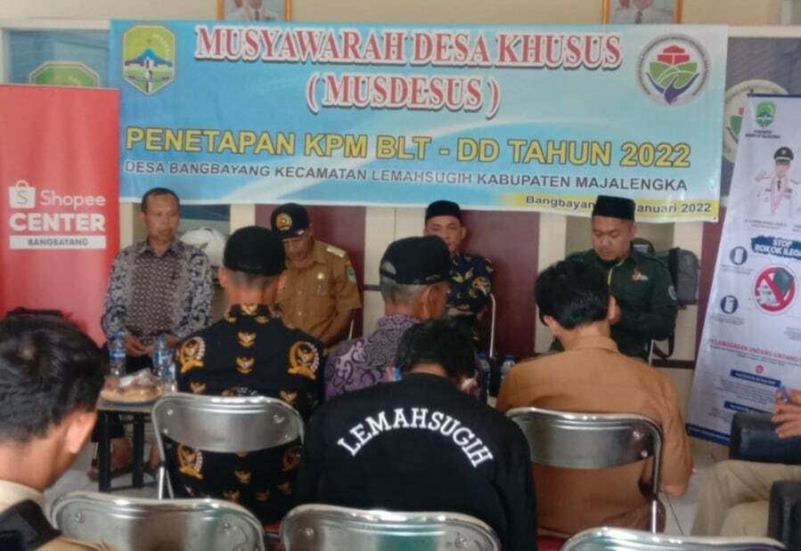 KHAWATIR. Desa-desa di Kabupaten Majalengka menggelar musdesus membahas BLT dana desa. Aparat desa khawatir masyarakat tidak puas, karena salah sasaran atau kuota BLT terbatas.