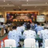 RAKER DI CIATER. Rapat kerja pengurus DP Korpri Kabupaten Kuningan berlangsung di Ciater, Kabupaten Subang yang dihadiri Bupati Acep dan Wabup Ridho, akhir pecan kemarin.