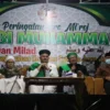 ISRA MIKRAJ. Di tengah kesibukannya sebagai orang nomor satu di Kota Kuda, Bupati H Acep Purnama menghadiri undangan peringatan Isra Mikraj di Pondok Pesantren Al Karomah, Senin malam (21/2).