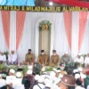 MILAD MAJELIS. Bupati H Acep Purnama menghadiri peringatan Isra Mikraj Nabi Muhammad SAW 1442 H, sekaligus Milad Majelis Al-Wasilah ke-2.