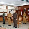 SEREMONI. Peringatan Hari Otonomi Daerah ke-XXVI diikuti Pemkab Indramayu secara virtual. Peringatan yang diikuti kepala daerah di Indonesia ini sebagai wadah pertemuan bagi pemerintah pusat dengan pemerintah daerah.