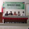 Pimpinan dan anggota DPRD saat menghadiri undangan dan menjadi narasumber dalam acara Wawasan Kebangsaan di Kecamatan Waled