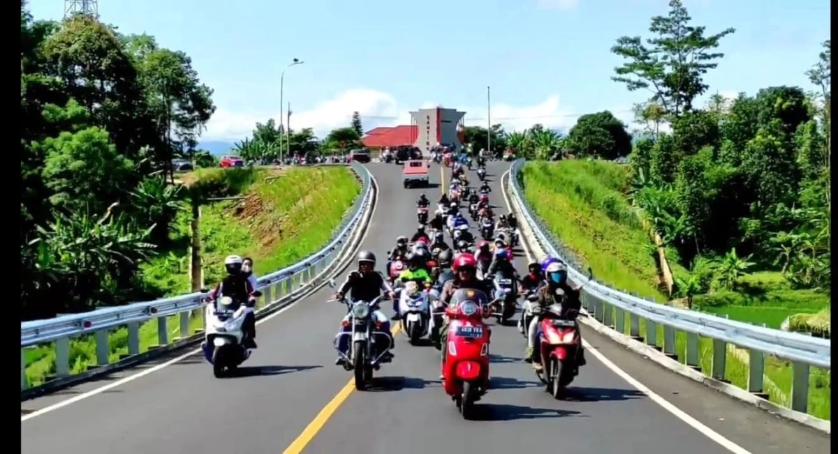 KEMBALI MULUS. Perbaikan ruas jalan lingkar timur sudah rampung dilakukan DPUTR dan siap dilalui pemudik.