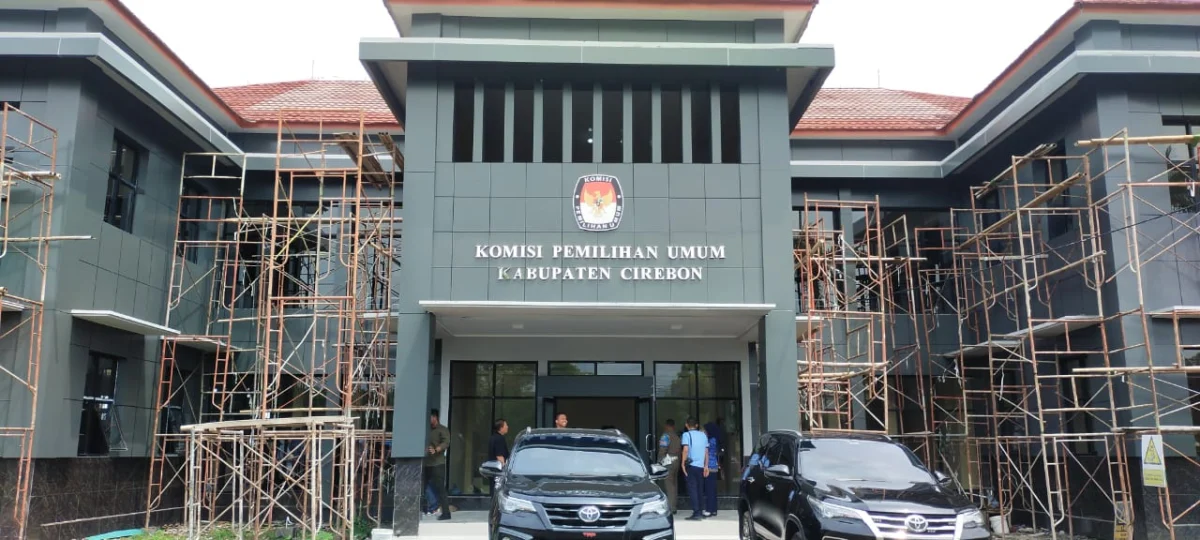 gedung baru kpu kabupaten cirebon