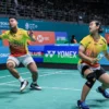 pebulutangkis wakil Indonesia Dejan/Gloria