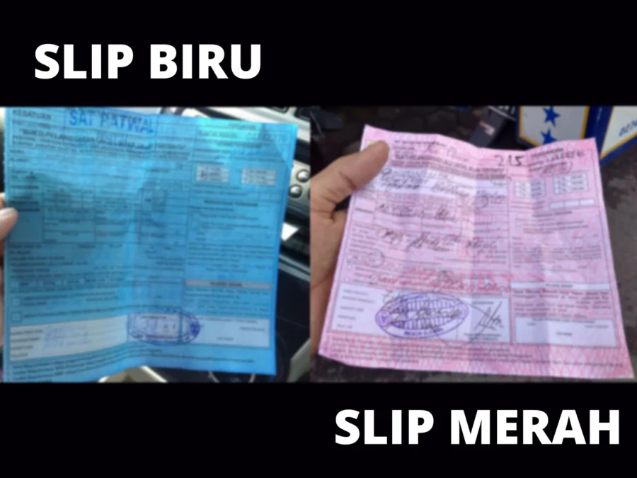 Wajib Tahu! Perbedaan Slip Tilang Biru dan Merah, Begini Penjelasan 2 Warna Tersebut