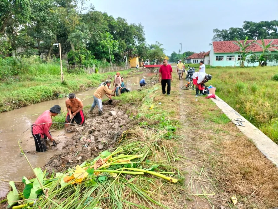 gotong royong desa karang asem