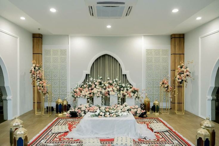 Dekorasi Akad Nikah Sederhana di Rumah Kekinian