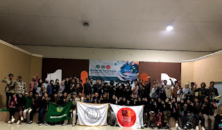 IKLIM. Climate Ranger Cirebon melakukan kolaborasi dengan Dewan Eksekutif Mahasiswa (DEMA) Fakultas Syariah IAIN Syekh Nurjati Cirebon menggelar seminar dengan tema " 'Peran Mahasiswa Hukum Menghadapi Ancaman Perubahan Iklim', bertempat di IAIN Cirebon Center (ICC), pada Sabtu 11 Maret 2023. FOTO : IST/RAKYAT CIREBON