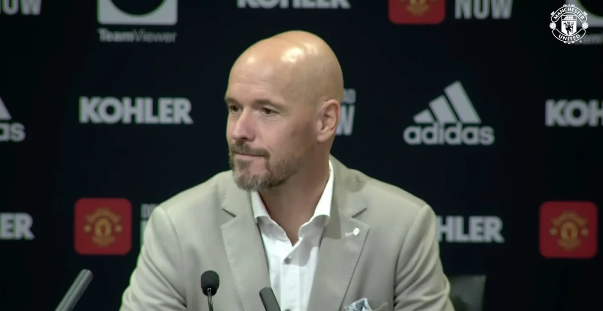 Potret Erik Ten Hag Manager Manchester United. Tragis, Erik Ten Hag Mengalami 6 Rekor Kekalahan Telak. Foto : Manchester United