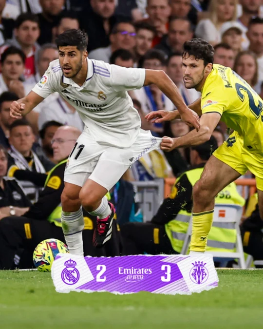 Poster dari Pertandingan Real Madrid vs Villareal. Foto: twitter.com/realmadrid