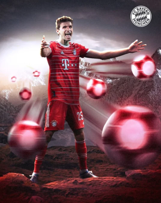 Thomas Muller, Pemain Bayern Munchen yang Sukses Cetak 2 Gol dan Bantu Bayern Munchen Bantai Dortmund. Foto: instagram.com/fcbayern