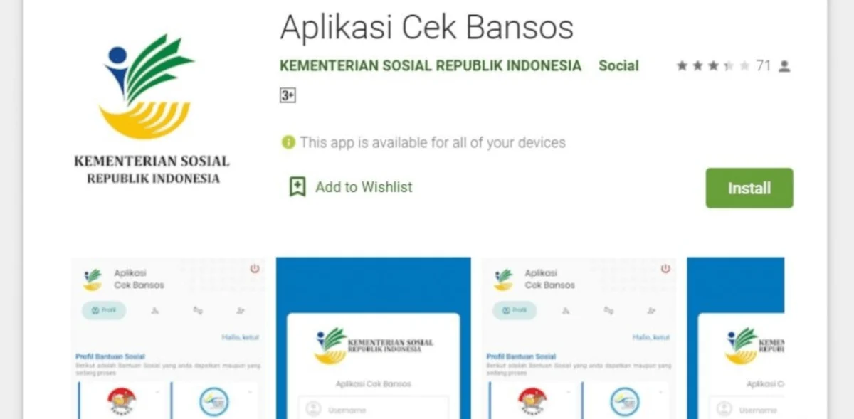 Daftar Bansos Online Resmi dengan Cepat 2023