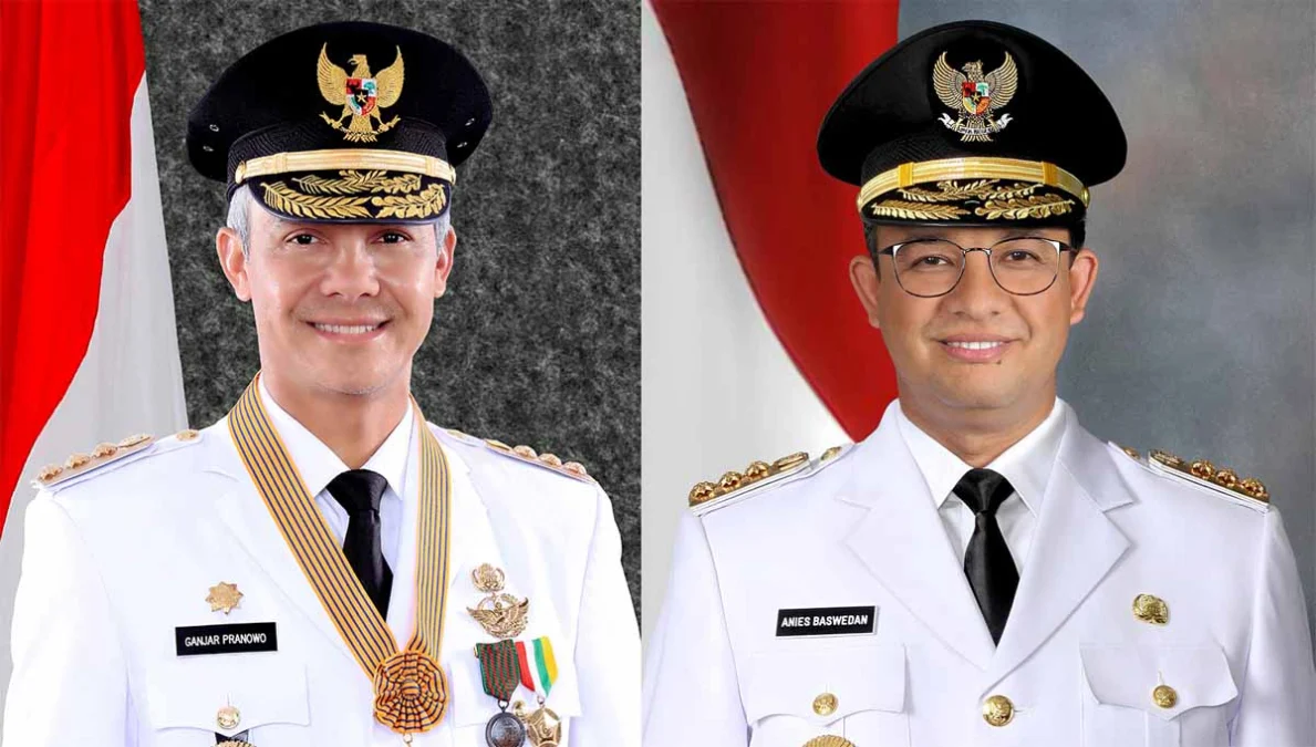 Potret Ganjar Pranowo dan Anies Baswedan. Jumlah Harta Anies Baswedan dan Ganjar Pranowo, Kaya Banget Loh!. Foto: ISTIMEWA/rakcer.id