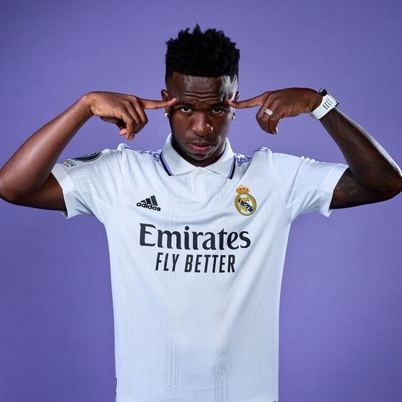 Vinicius Junior Merupakan Salah Satu Pemain Termahal di Dunia Versi Transfermarkt yang Membela Real Madrid. Foto: pinterest