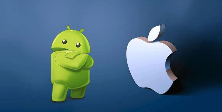 perbedaan iphone dan android