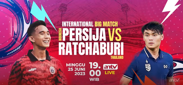 Siaran Langsung International Big Match Persija vs Ratchaburi FC