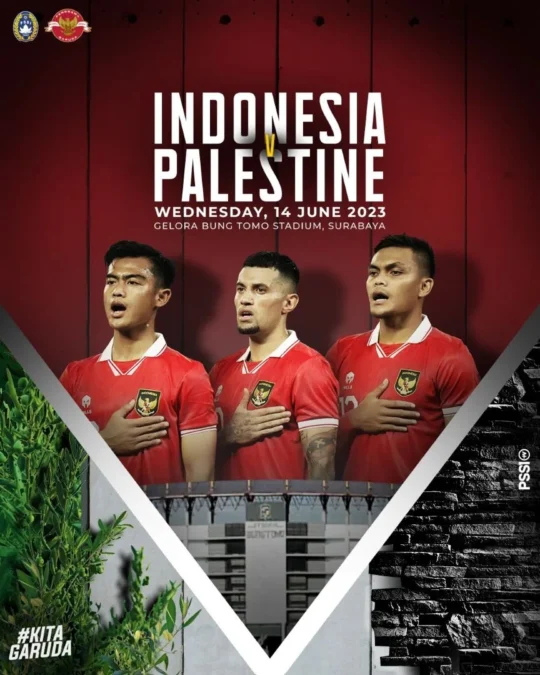 Besok WAR Tiket Indonesia vs Palestina di tiket.com dan Website resmi PSSI. Foto: twitter.com/FaktaSepakbola