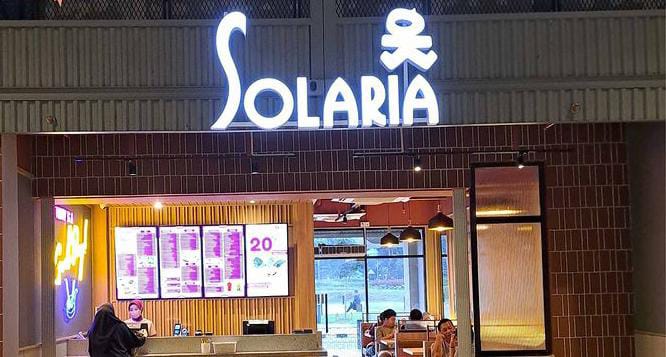 cara memesan makanan di solaria