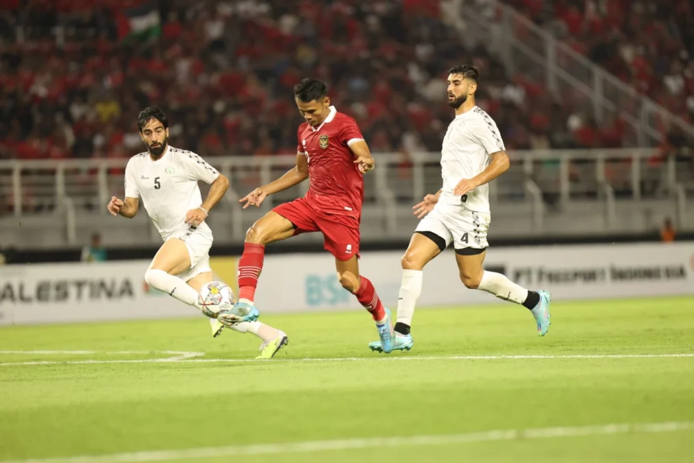 Berhasil ! Indonesia Menambah Rekor Tidak Pernah Kalah di FIFA Matchday 2023 Indonesia Vs Palestina