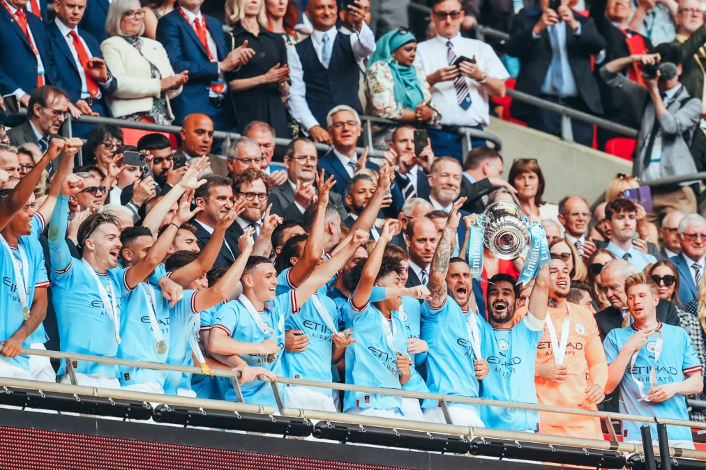 Manchester City Meraih Piala FA dan Mencetak Rekor Baru dalam Gol Tercepat di Final Piala FA. Foto: twitter.com/ManCity