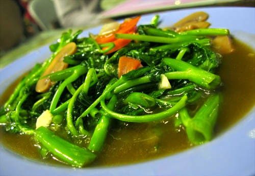 olahan kangkung