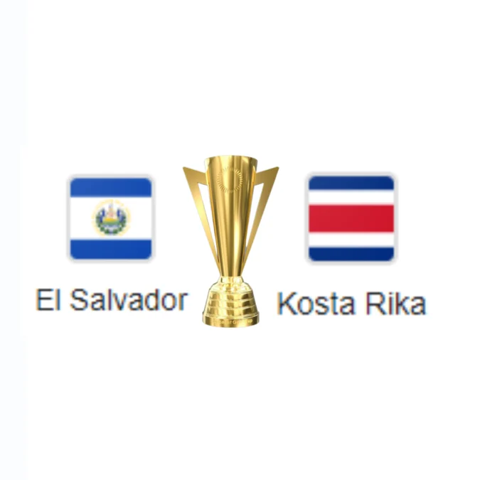 Pertandingan El Salvador vs Kosta Rika di Piala Emas CONCACAF 2023