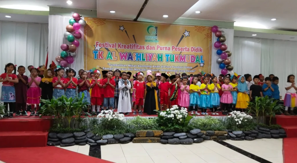 Festival Kreativitas dan Purna Peserta Didik TK Al Washliyah Tukmudal