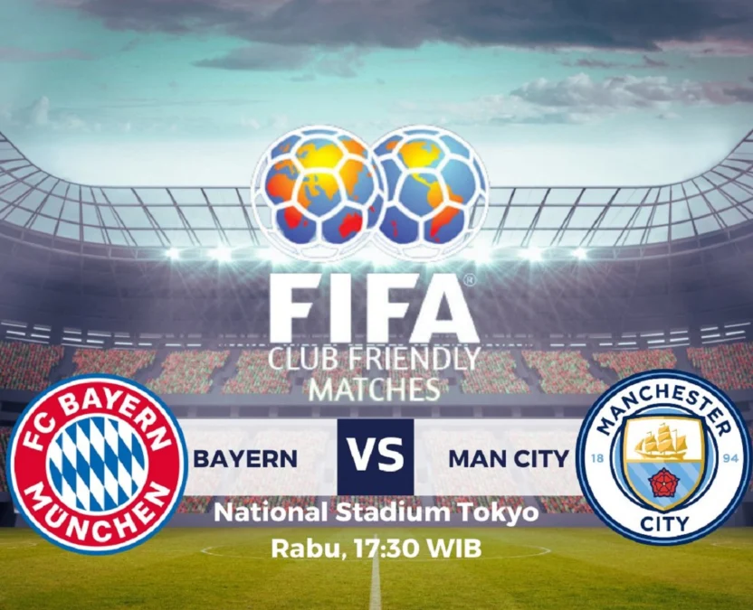 Bayern Munchen vs Manchester City di Friendlies Match 2023