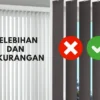 Kelebihan dan Kekurangan Gorden Vertical Blind