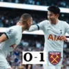 Hasil Tottenham vs West Ham United. FOTO: INDAH TRI SUTONO/RAKCER.ID