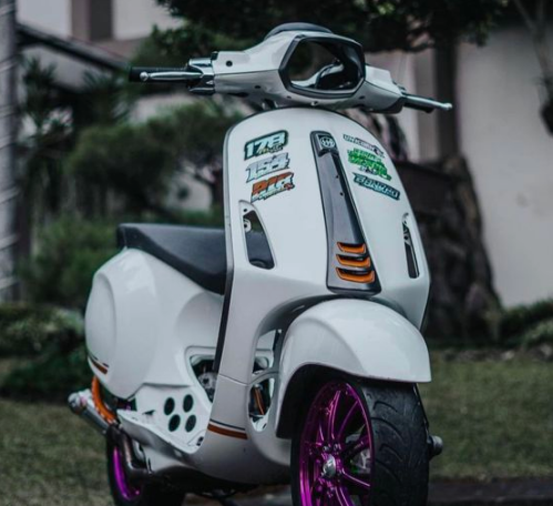 Bikin Tambah Hedon ! Modifikasi Vespa Matic Yang Banyak Di Lirik Tahun 2023