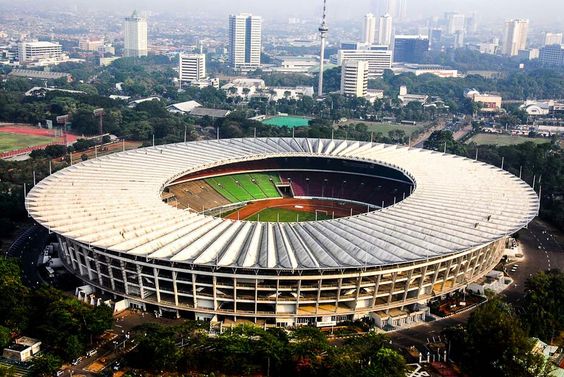 Stadion Gelora Bung Karno Menjadi Stadion Terbaik di Dunia versi ticketgum. FOTO: pinterest.com/RAKCER.ID