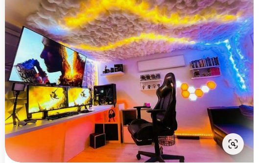 kamar gaming futuristik