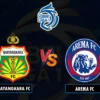 Bhayangkara vs Arema di BRI Liga 1 Indonesia 2023/2024