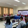 DOSEN. Fakultas Ekonomi dan Bisnis Islam (FEBI) IAIN Syekh Nurjati Cirebon menyelenggarakan Coaching Clinic Modul Digital bagi dosen selama dua hari yakni hari Senin dan Selasa (21-22/8/2023) di Ruang Munaqosah FEBI Lantai 2. FOTO : IST/RAKCER.ID