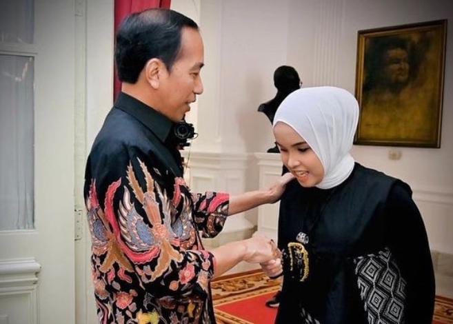 Putri Ariani diundang Presiden Jokowi