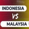 Indonesia vs Malaysia di Piala AFF U-23 2023