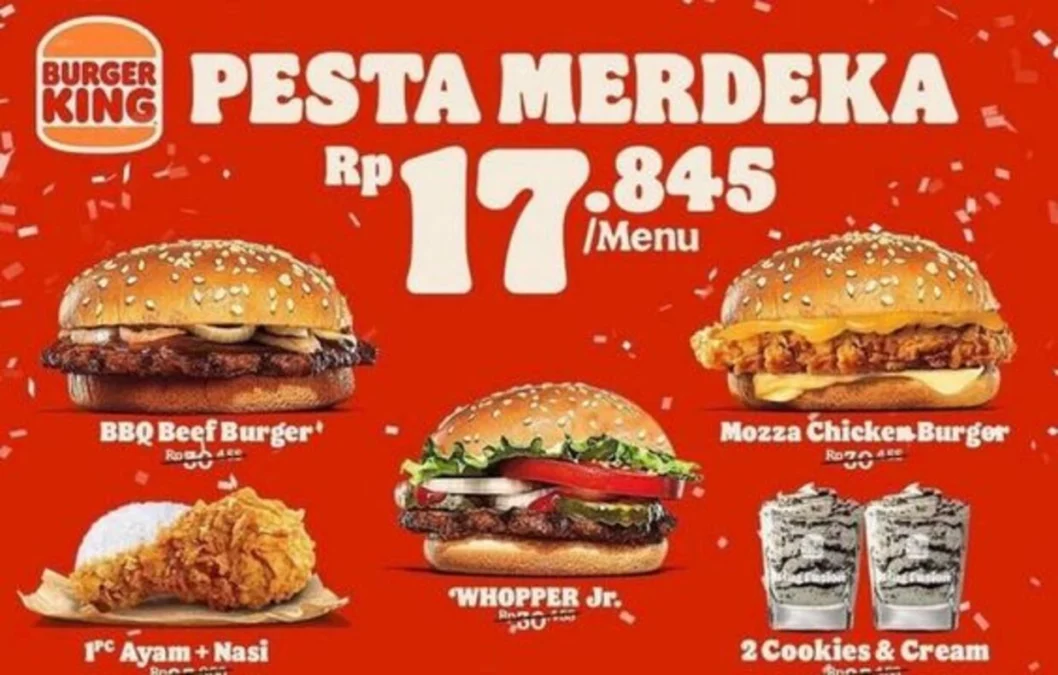 Promo Makanan Khusus HUT RI ke78 17 Agustus 2023