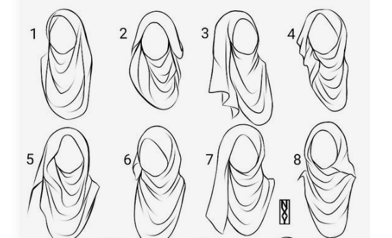 model kerudung kekinian