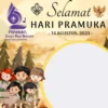 Link Twibbon Hari Pramuka yang Ke-62