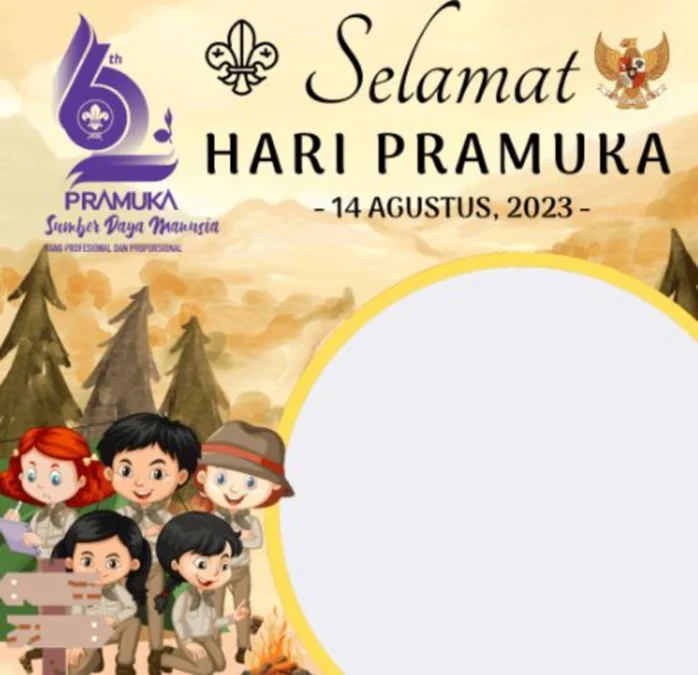 Link Twibbon Hari Pramuka yang Ke-62