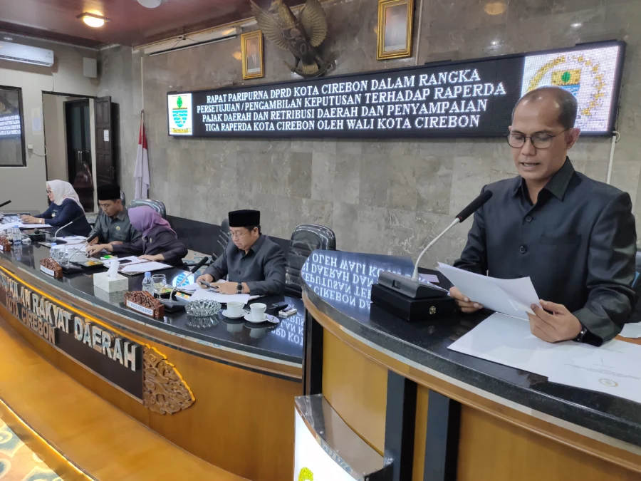 Paripurna DPRD Sahkan Perda PDRD, Pemkot Sampaikan 3 Raperda untuk Dibahas