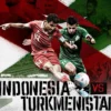 Bantai Taiwan 9-0, Peluang Indonesia Libas Turkmenistan