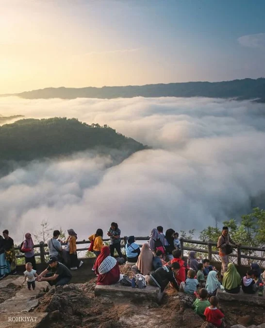 Inilah Keindahan yang mempesona Negeri di Atas Awan Obyek Wisata Kebun Buah Mangunan di Daerah Istimewa Yogyakarta