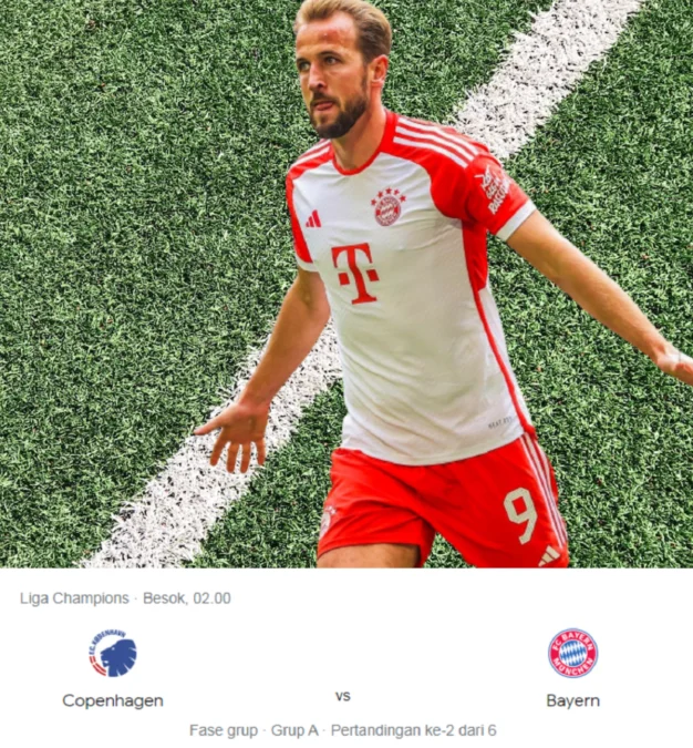 Copenhagen vs Bayern Munchen