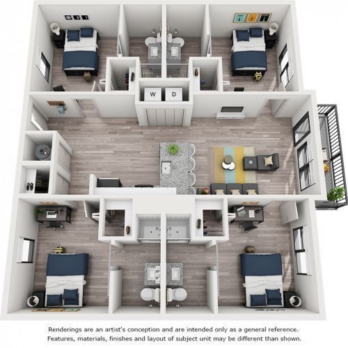 Inspirasi Desain Rumah 4 Kamar Tidur Yang Minimalis