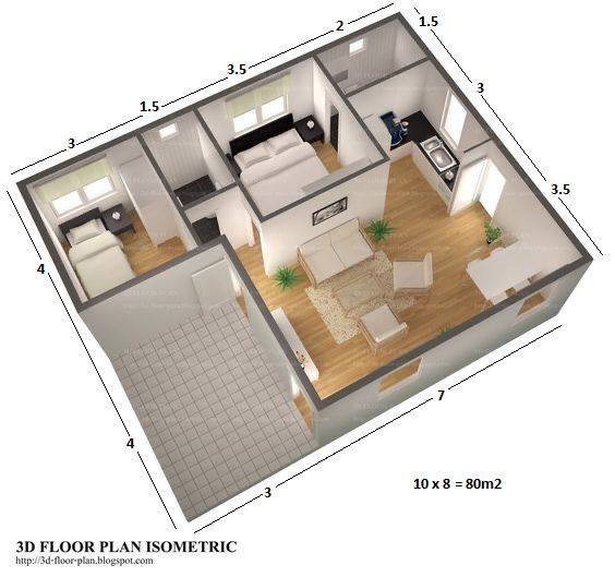 Inspirasi Desain Rumah Minimalis 2 Kamar Tidur