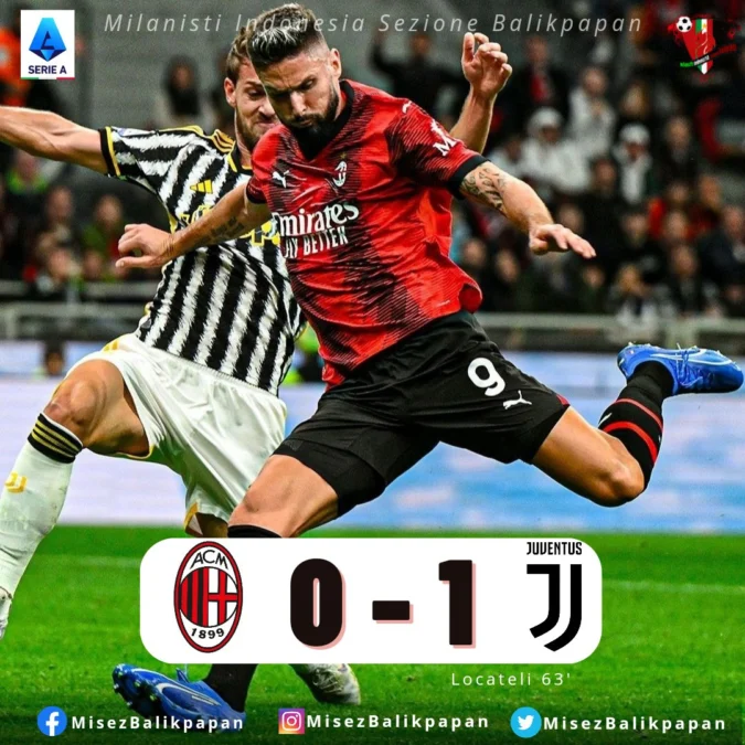 hasil ac milan vs juventus