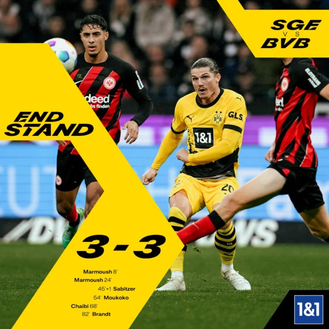 Borussia Dortmund vs Eintracht Frankfurt